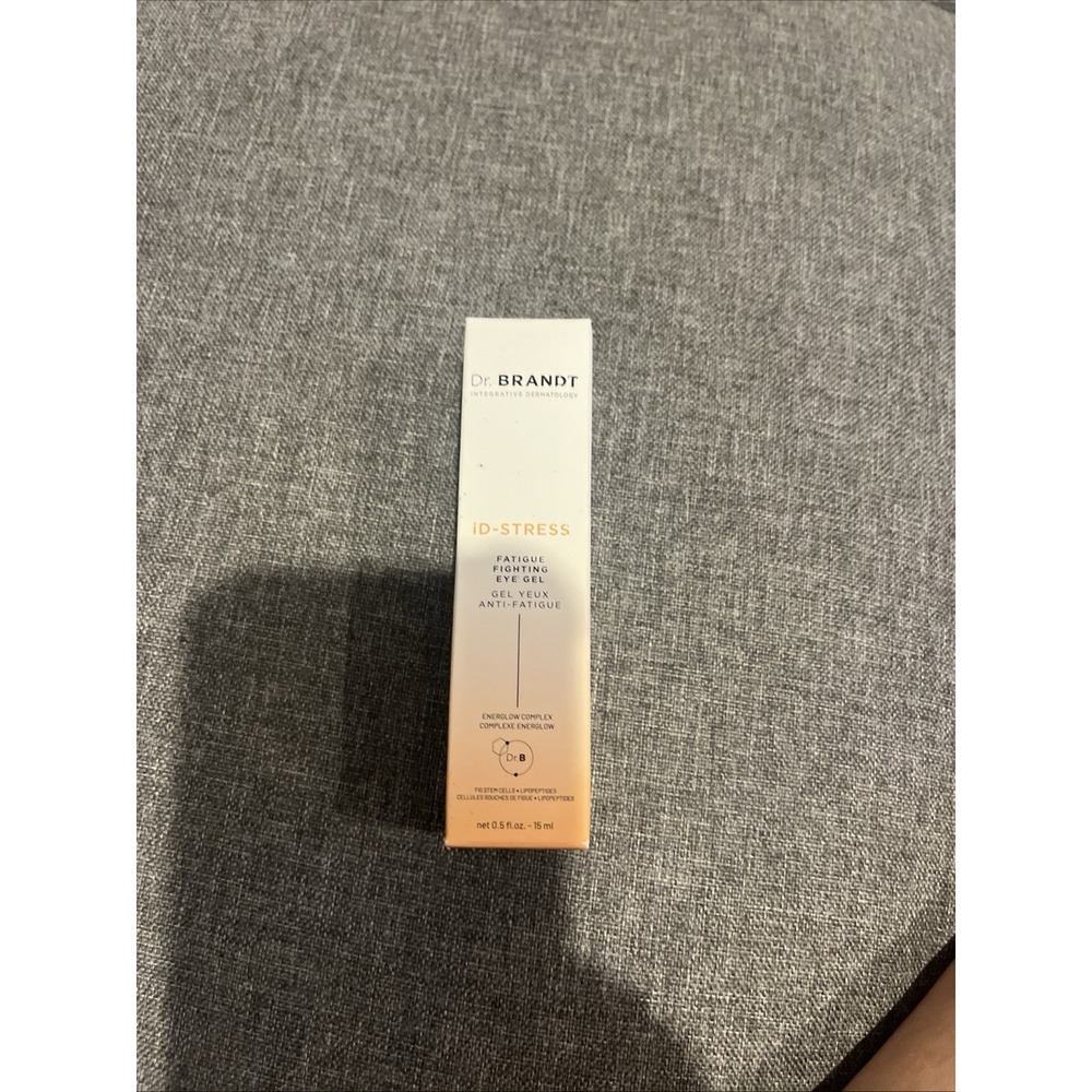 NIB Dr. Brandt ID-STRESS Fatigue Fighting Eye Gel, 0.5 oz/ 15 ml Full Size